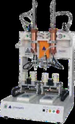 Six-axis dual-platform rotary dispensing machine