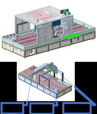 Module Endplate Stacking and Two-Component Dispensing Equipment module endplate stacking equipment  two-component dispensing system