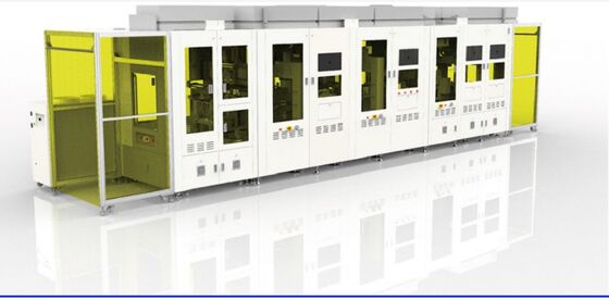 High-precision OCA curved multi-layer lamination system for optical and display manufacturing. Supports 2–7 layer OCA film lamination, flat and curved glass, ≤6 μm thickness uniformity.