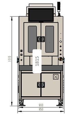 Vertical Solder Ball Welding Machine Enclosed Laser System  vision system  soldering technology   soldering system  vertical cabinet